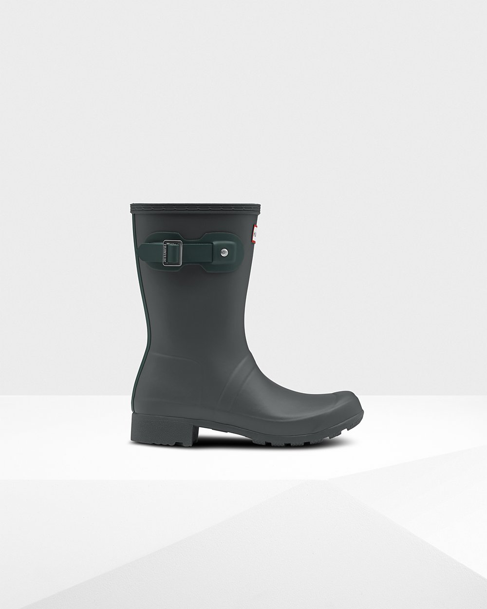 Womens Hunter Short Rain Boots Deep Green - Original Tour Foldable - 7382956-OB